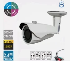 HD-TVI-CVI-AHD 1080P Bullet Camera 2.4MP Sony CMOS 2.8-12mm (Hard Metal)