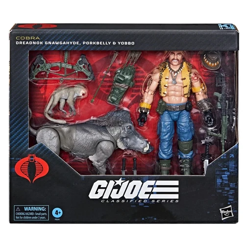 G.I. Joe Classified Series Dreadnok Gnawgahyde, Porkbelly & Yobbo Action Figure