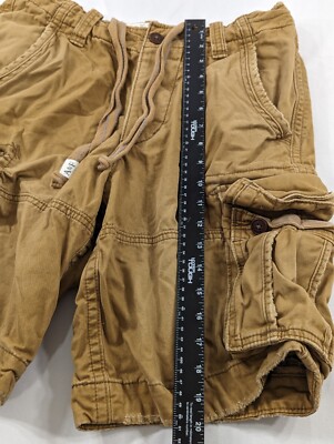 タグ付未使用 ABERCROMBIE & FITCH vintage cargo Vintage Cargo Shorts With Belt Mens Size 30 Abercrombie And