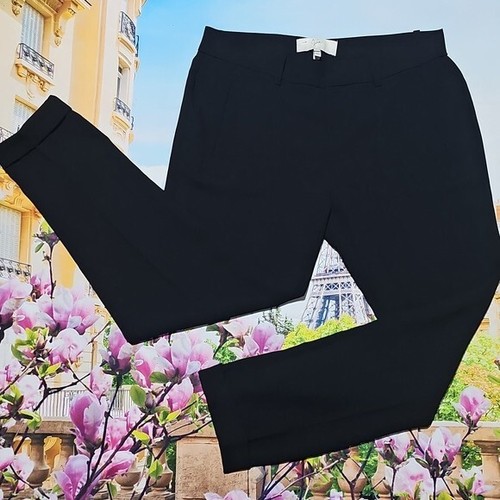 Joie Cuffed Ankle Classic Black Trousers Size 2