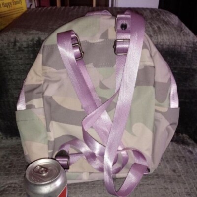 ?LoLa Mondo Starchild Pastel Camo Backpack LOLA Mondo Phantasm Large Drawstring Backpack Pink/Camo for  main image 4