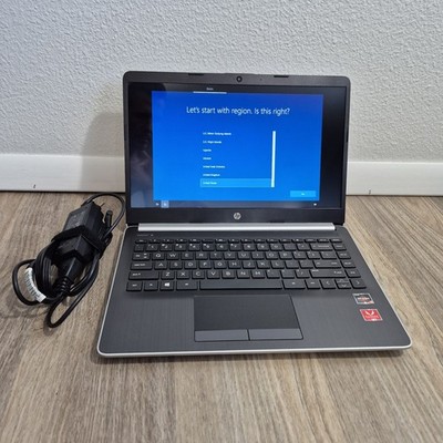 HP 14-dk0028wm 7MP80UA 14'' Laptop/AMD R3-3200U/4GB Ram/128GB SSD/Win 10, Silver