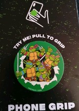 Teenage Mutant Ninja Turtles Phone Grip 90s Retro Design TMNT Pop Up Socket