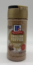 McCormick ENGLISH TOFFEE Finishing Sugar  Limited Holiday Flavor Christmas 🎄 