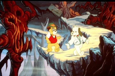 Filmdia Pound Puppies - Legend of big paw 1988 Slide 35mm L38-35-5-4