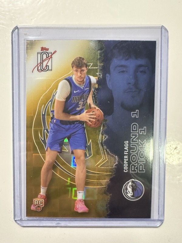 2025-26 Topps Signature Class Cooper Flagg Rookie Yellow Pandora SP