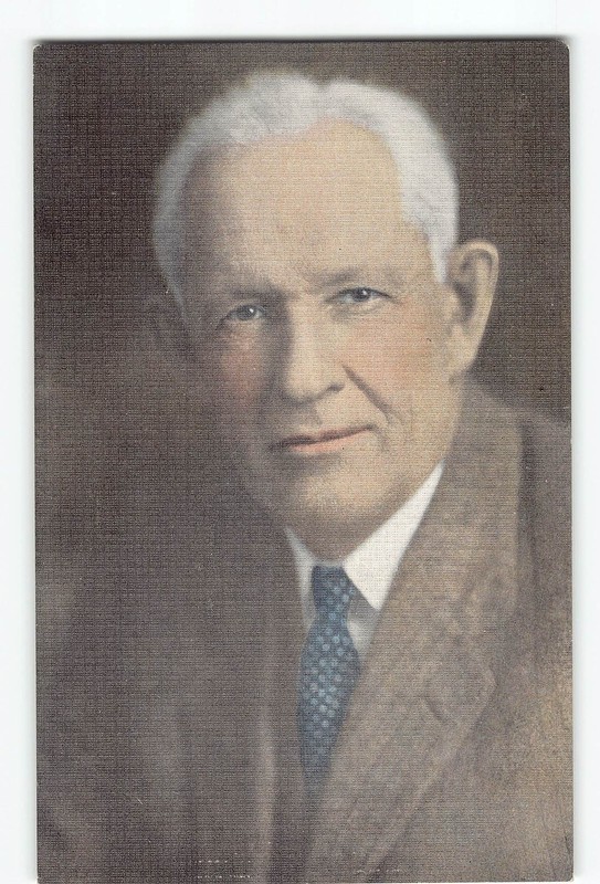 Niles Michigan MI Postcard 1930-1945 Portrait Of Dr. Fred N. Bonine