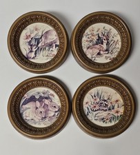 Vintage 1960s Woodland Animals Plastic Wall Art Decor Nursery/Kid's Room