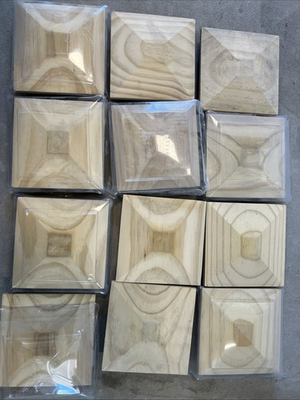 #ad #ad 12 Pcs. Home Depot Pyramid Pressure Treated Pine Post Cap 4quot; x 4quot; 1007 847 291 $44.44