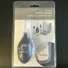New Complete Pro Optic Care and Cleaning Kit with Cleaning Cloth