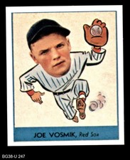 1938 Goudey Heads-Up Reprint #247 Joe Vosmik Red Sox 8 - NM/MT