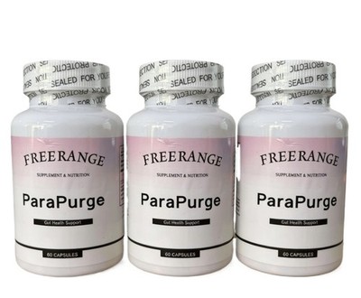 3 Packs ParaPurge Gut Cleanse Capsules Gut and Colon Immune Support Non-GMO