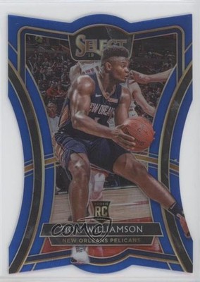 2019 Panini Select Premier Level Blue Prizm /249 Zion Williamson Rookie RC 1t4