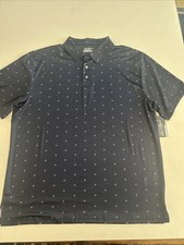 Ben Hogan Performance Polo Shirt Men's Size XL 46/48 Blue Stretch Fabric UPF 15
