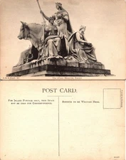 The Albert Memorial Europe Postcard Divided Back Printed Germany Unposted B W