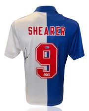ALAN SHEARER SIGNED BLACKBURN ROVERS 95 LEAGUE WINNERS SHIRT (ACG CERT AG17624)