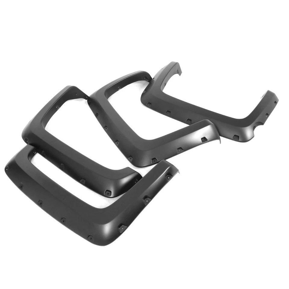 Guardabarros de rueda estilo remachado de bolsillo para Chevy Silverado 1500 plataforma de 5,8' 14-19 Foto 3 de 4