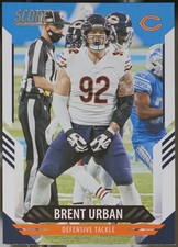 2021 Score #129 Brent Urban Football EX