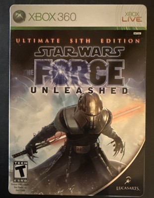 Star Wars The Force Unleashed Ultimate Sith Edition, Xbox 360, Steel Book, CIB