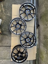 Jdm Ssr Gtx02 Tanabe 17fft-r Lightweight Used Wheels 4-piece Set 17x7j No Tires