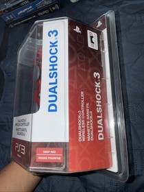 Sony PS3 DualShock 3 Deep Red Wireless Controller CECHZC2U Sealed | EXCELLENT