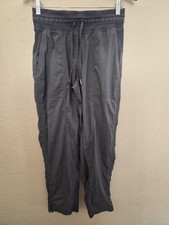 Lululemon Dance Studio Crop 25" Pant Titanium Dark Grey Unlined Midrise SZ 4