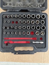 Snap On 38 Piece 1/4” Metric & SAE General Service Socket Set 144TMPBFR