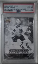 FRANK NAZAR YOUNG GUNS CANVAS BLACK & WHITE PSA 10