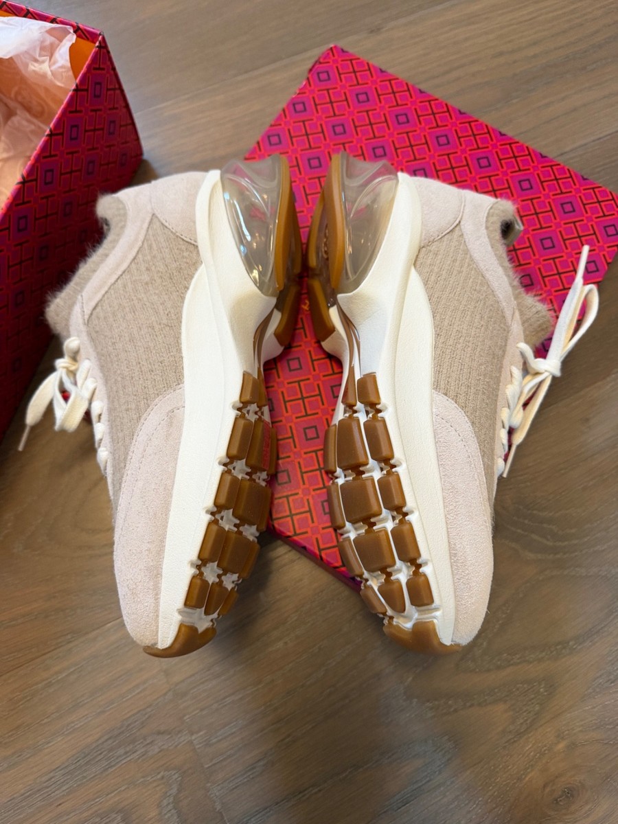 Tory Burch Good Luck Mohair Trainer Women's Sneakers - Mohair knit
