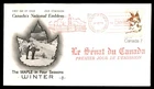 Mayfairstamps Canada FDC 1971 Maple Leaves in Winter Skiiers First Day Cover aaz