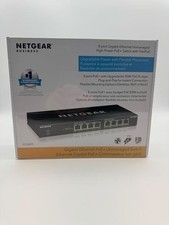 NETGEAR 8-Port PoE Gigabit Ethernet Unmanaged Essentials Switch GS308PP - NEW