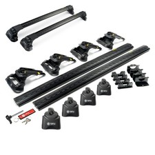 Dachgepäckträger für BMW 5er Serie Gran Turismo Schrägheck 5D 2009-2017 Schwarz