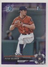 2017 Bowman Draft Chrome Purple Refractor 240/250 Peter Solomon #BDC-148 s3g