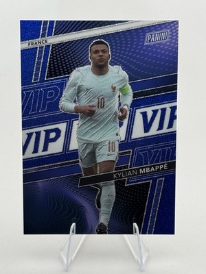 2026 Panini National VIP Gold Pack KYLIAN MBAPPE Blue Ice Prizm /75