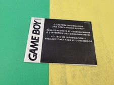 Game Boy Consumer Information And Precautions Booklet Fold Out DMG-USA-7
