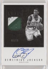 2016 Panini Noir Rookie 7/99 Demetrius Jackson (Black and White) Patch Auto 5w7
