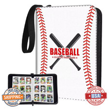 Bebomne Baseball Card Binder Holder 900 Pockets with 50 Removable Sleeves, Porta
