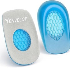 Gel heel cups cushion for women and men plantar fasciitis support