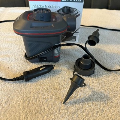Intex Quick Fill Electric Pump 12V DC One Size Black Red