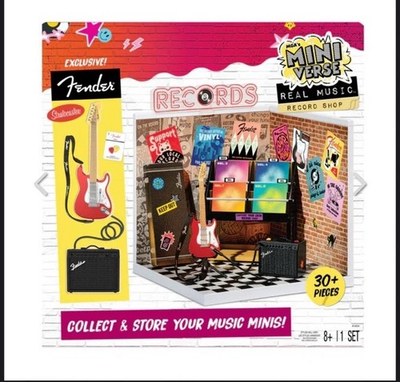 #ad Presale Mga Miniverse Real Music Record Shop With Exclusive Fender ships 7 3 26 $79.00