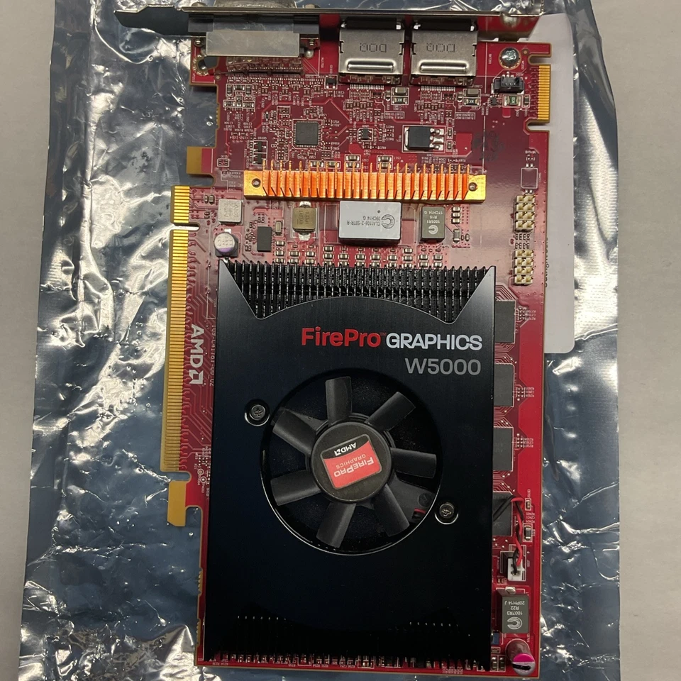 AMD Firepro Graphics W5000 2GB GDDR5, C41704, P/N: 102C4170400 MINT CONDITION - Image 2 of 4