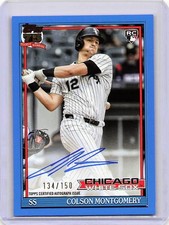 2026 Topps 91a-com Colson Montgomery 1991 Auto Blue Chicago White Sox 150 2026 Topps 91a-com Colson Montgomery 1991 Auto Blue Chicago White Sox 150