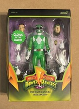 Mighty Morphin Power Rangers Super7 Ultimates Green Ranger Glow Figure - NEW