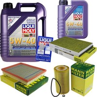 Inspektionskit Filter Liqui Moly ÖL 6L 5W-40 FüR Opel Astra G Caravan F35_ 2.0