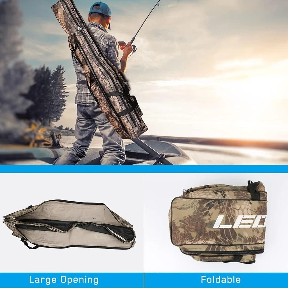 Borsa da Pesca Portatile - Sacca Canna e Attrezzi Resistente allo Strappo - Rod - Immagine 3 di 4