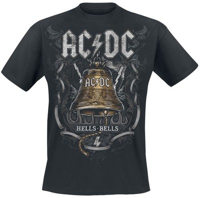 ACDC T-Shirt Herren Hells Bells schwarz