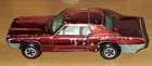 Vintage Johnny Lightning Topper 1969 Red Custom Thunderbird