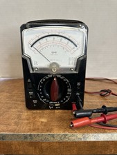 Vintage TRIPLETT 630-NA Multimeter With Probes - Tested 