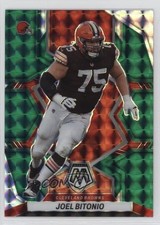 2022 Panini Mosaic Green Mosaic Prizm Joel Bitonio #225 15ur