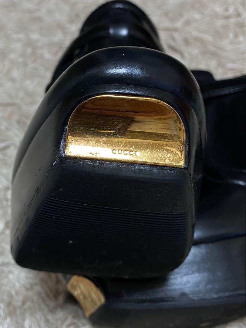 GUCCI Bootie Boots Shoes EU 35.5 US 5.5 Leather Black Authentic thumbnail 15